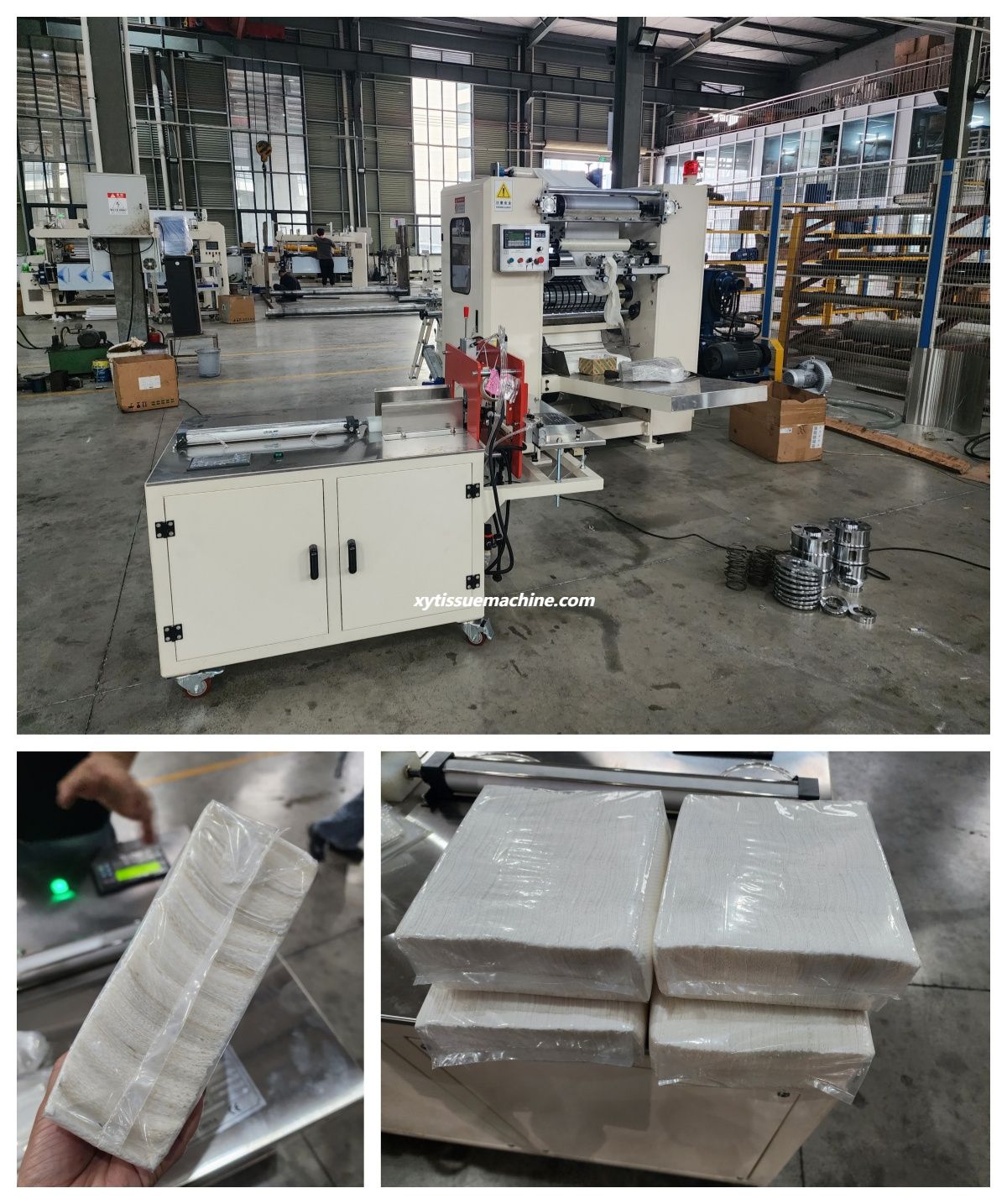 Linha de produ&ccedil;&atilde;o de m&aacute;quina de toalha de m&atilde;o dobra N