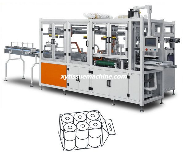 XY-AI-398D Rolos de papel higi&ecirc;nico autom&aacute;tico de alta velocidade, toalha de cozinha, m&aacute;quinas de embalagem