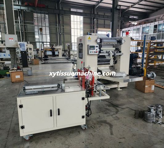 Linha de produ&ccedil;&atilde;o de m&aacute;quina de toalha de m&atilde;o dobr&aacute;vel N