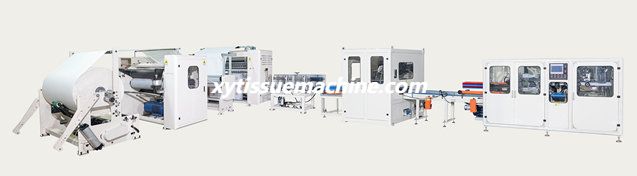 Linha de produ&ccedil;&atilde;o da m&aacute;quina para fabrica&ccedil;&atilde;o de papel de toalha de m&atilde;o dobr&aacute;vel totalmente autom&aacute;tica de alta capacidade N (4)