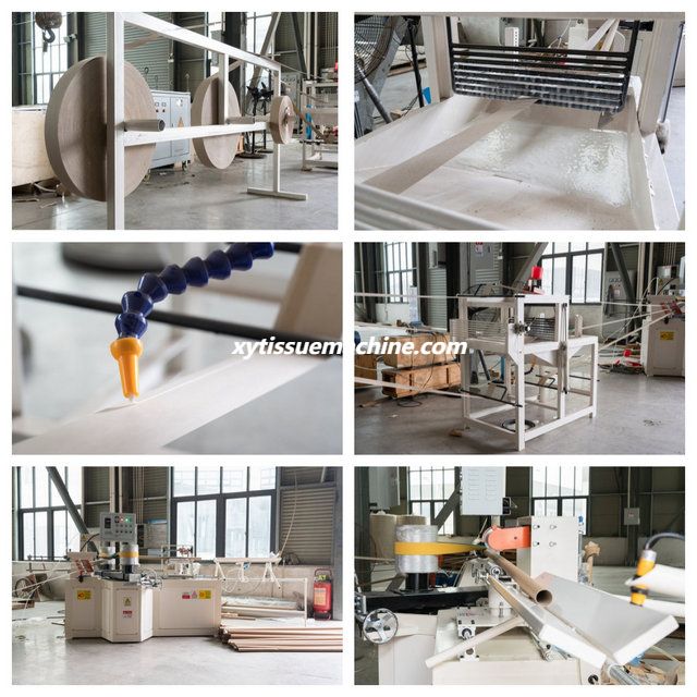 detalhes da m&aacute;quina de n&uacute;cleo de papel