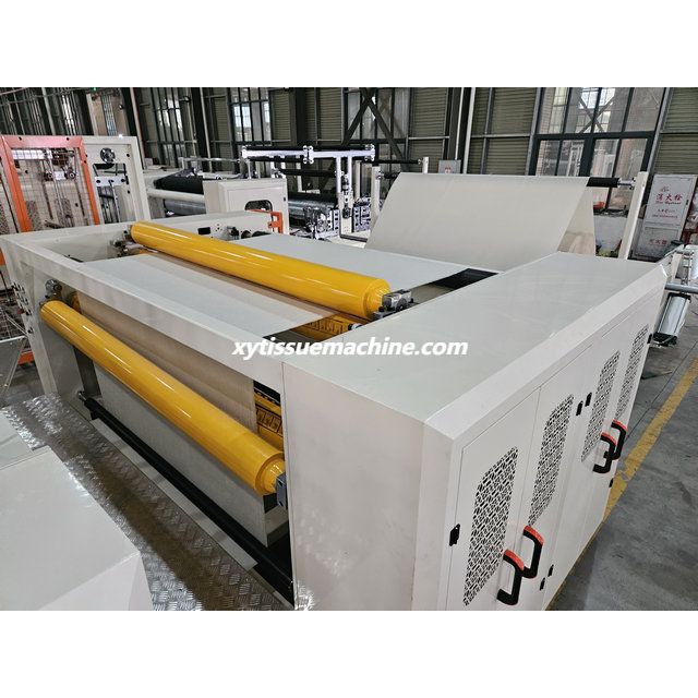 Máquina de fabricação automática de toalha de cozinha de papel higiênico de dois sistemas de perfuração automática
