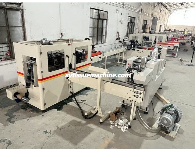 M&aacute;quina autom&aacute;tica para fazer len&ccedil;os de papel de bolso (5)