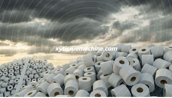 grande uso de rolo de papel higi&ecirc;nico